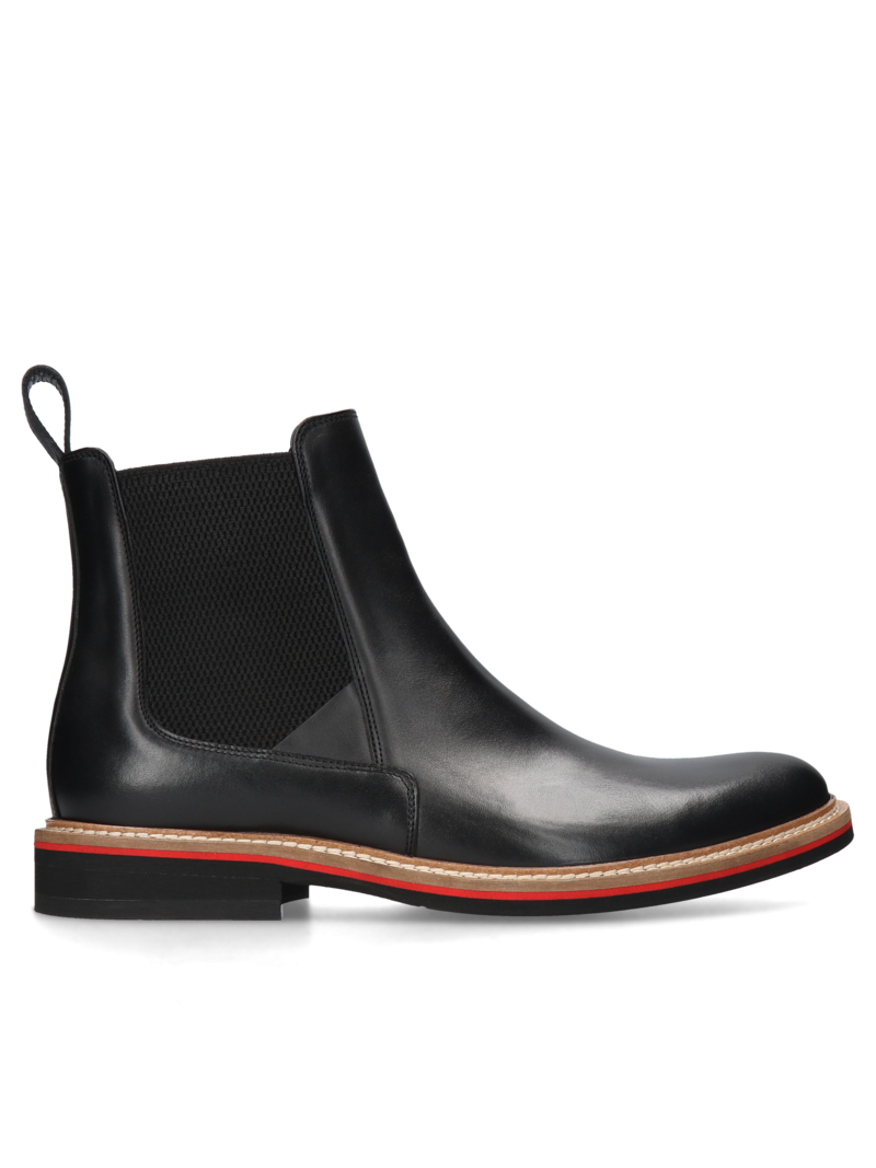 Black chelsea boots Nathan, Conhpol - Polish production, Chelsea boots, CE6267-01, Konopka Shoes