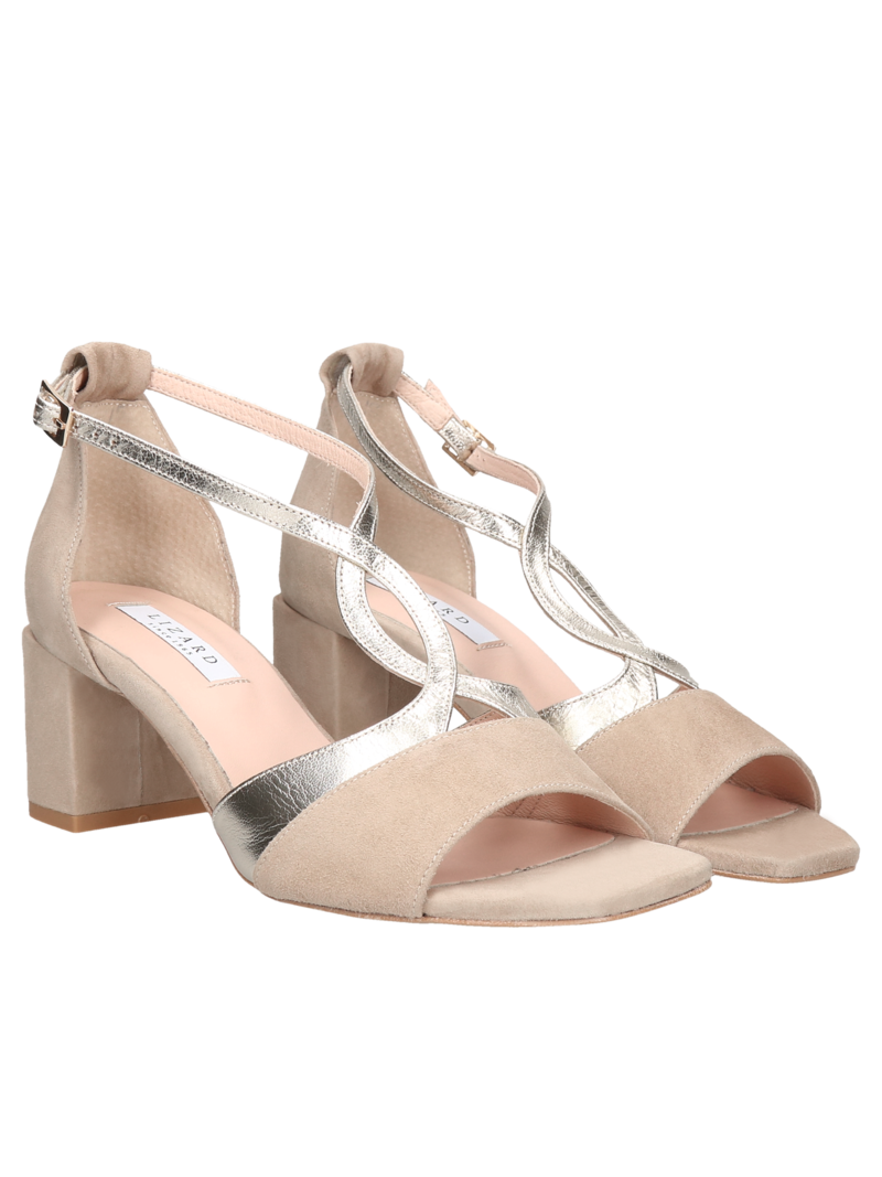 Beige sandals Abigail, Sandals, LZ0007-01, Konopka Shoes