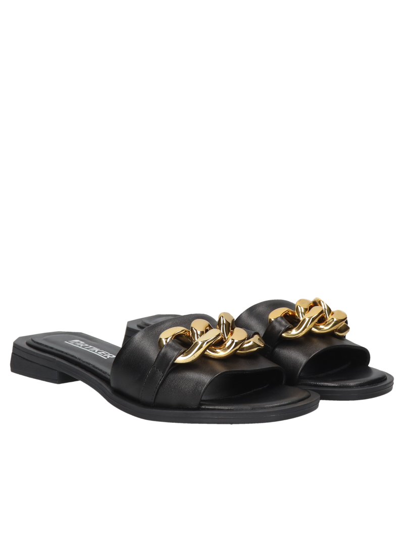 Black flip-flops Marieta, Artiker, Konopka Shoes