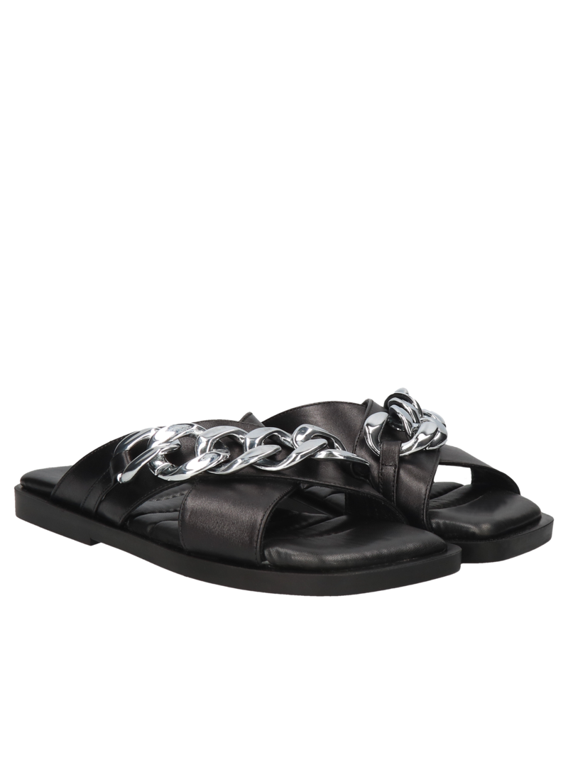 Black flip-flops Nikita, Artiker, Konopka Shoes