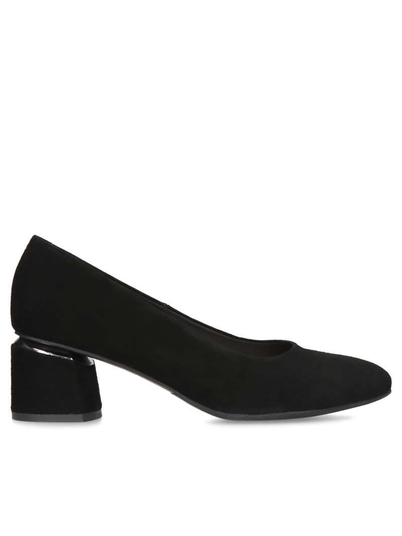 Black pumps Jackie, Conhpol Relax - Polish production, Pumps, RE2542-03, Konopka Shoes