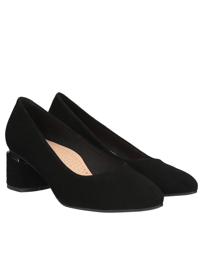 Black pumps Jackie, Conhpol Relax - Polish production, Pumps, RE2542-03, Konopka Shoes