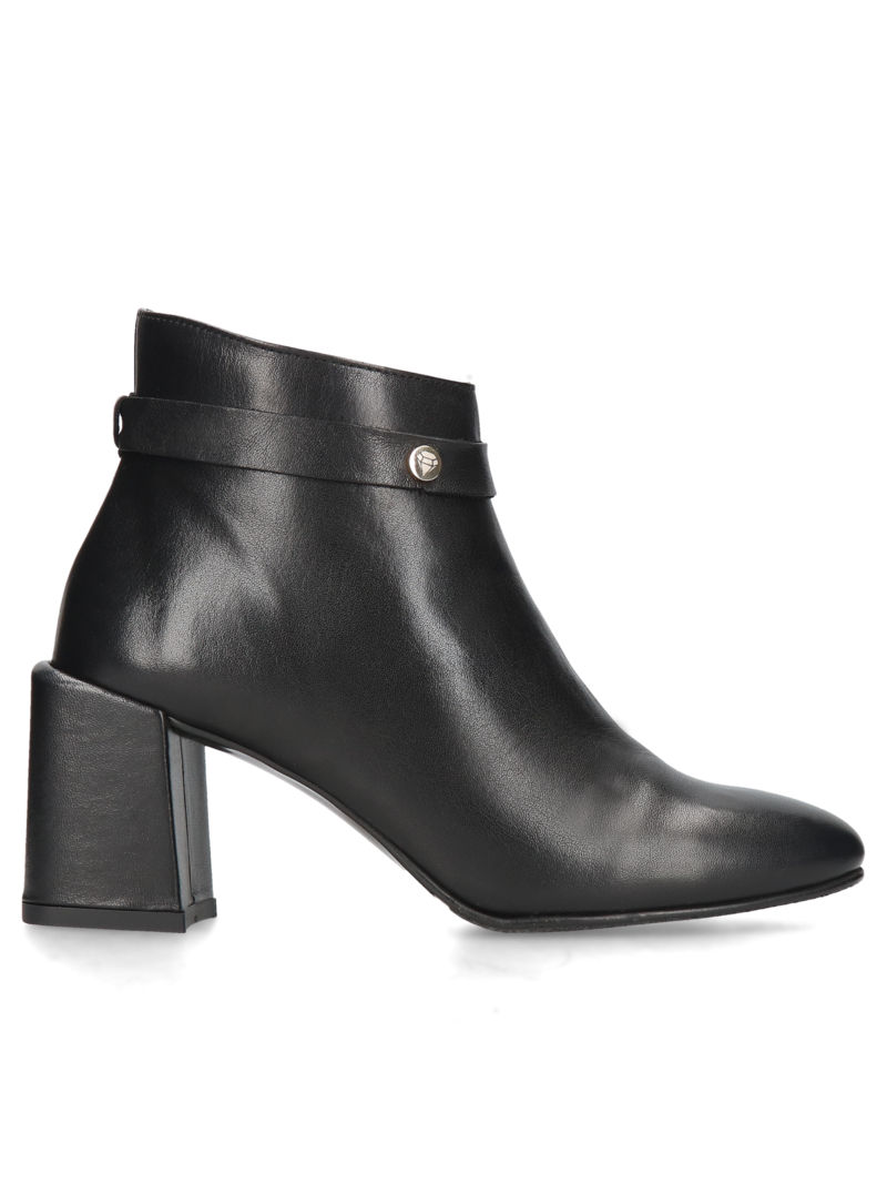 Black boots Rosalia, Grace, Ankle boots, GK0011-01, Konopka Shoes