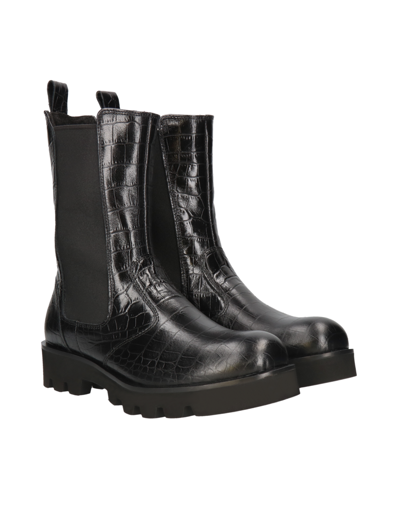 Black chelsea boots Basti, Conhpol Dynamic - Polish production, Chelsea boots, SK2635-01, Konopka Shoes