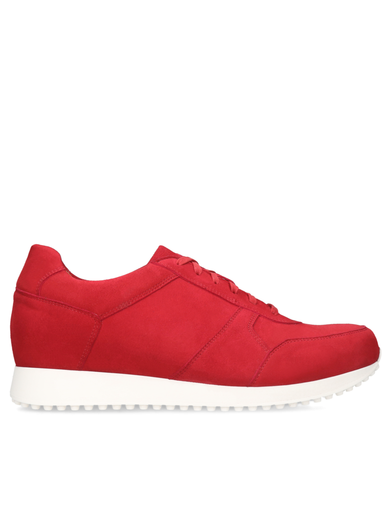 Red elevator sneakers Cyrus +7 cm, Conhpol Dynamic, Konopka Shoes
