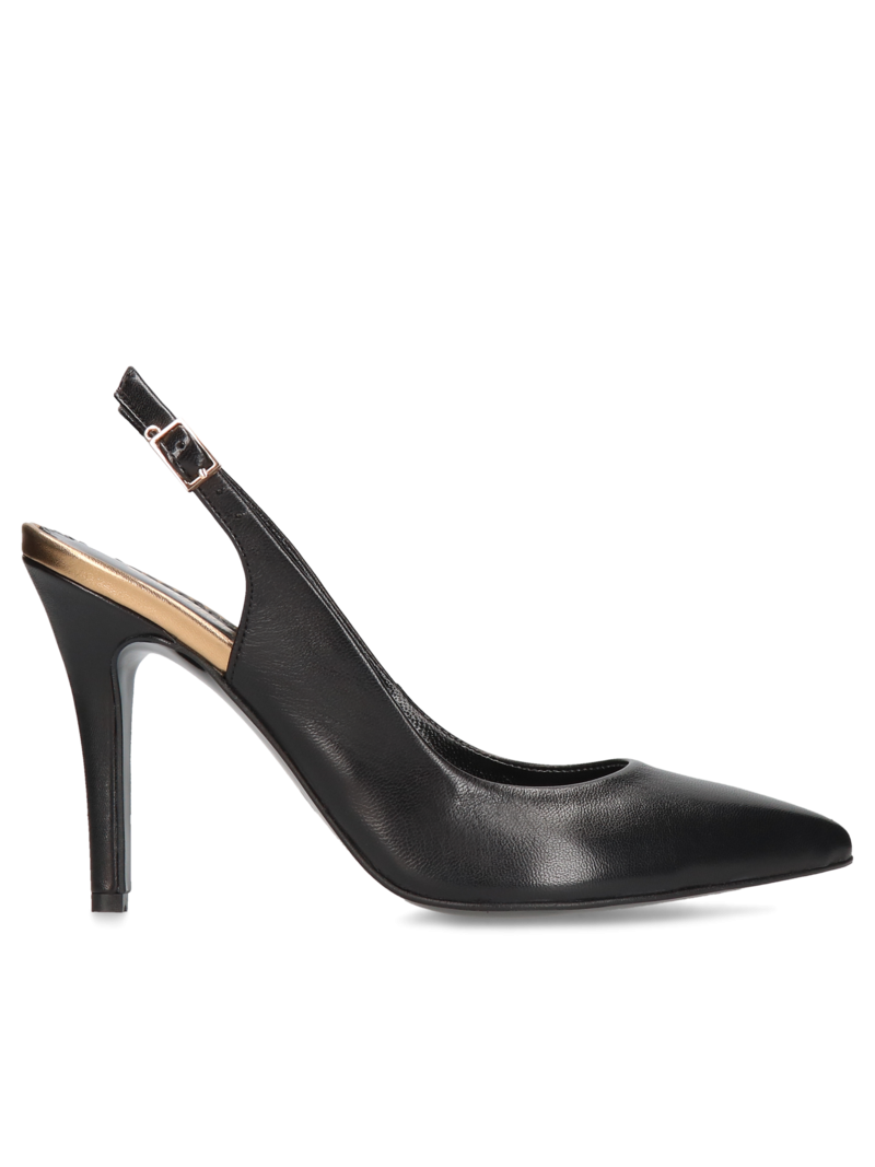 Black high heels Gardenia, Conhpol Bis - Polish production, High heels, BI5711-02, Konopka Shoes