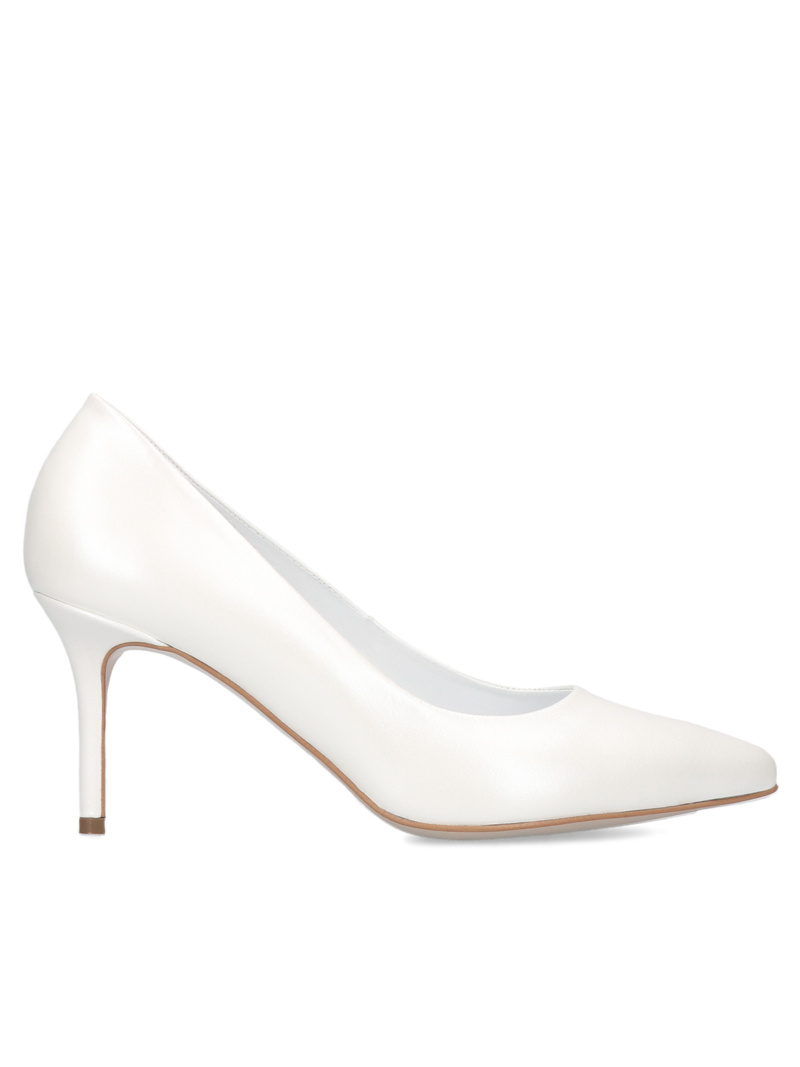 White high heels Penelope, Conhpol Bis, Konopka Shoes