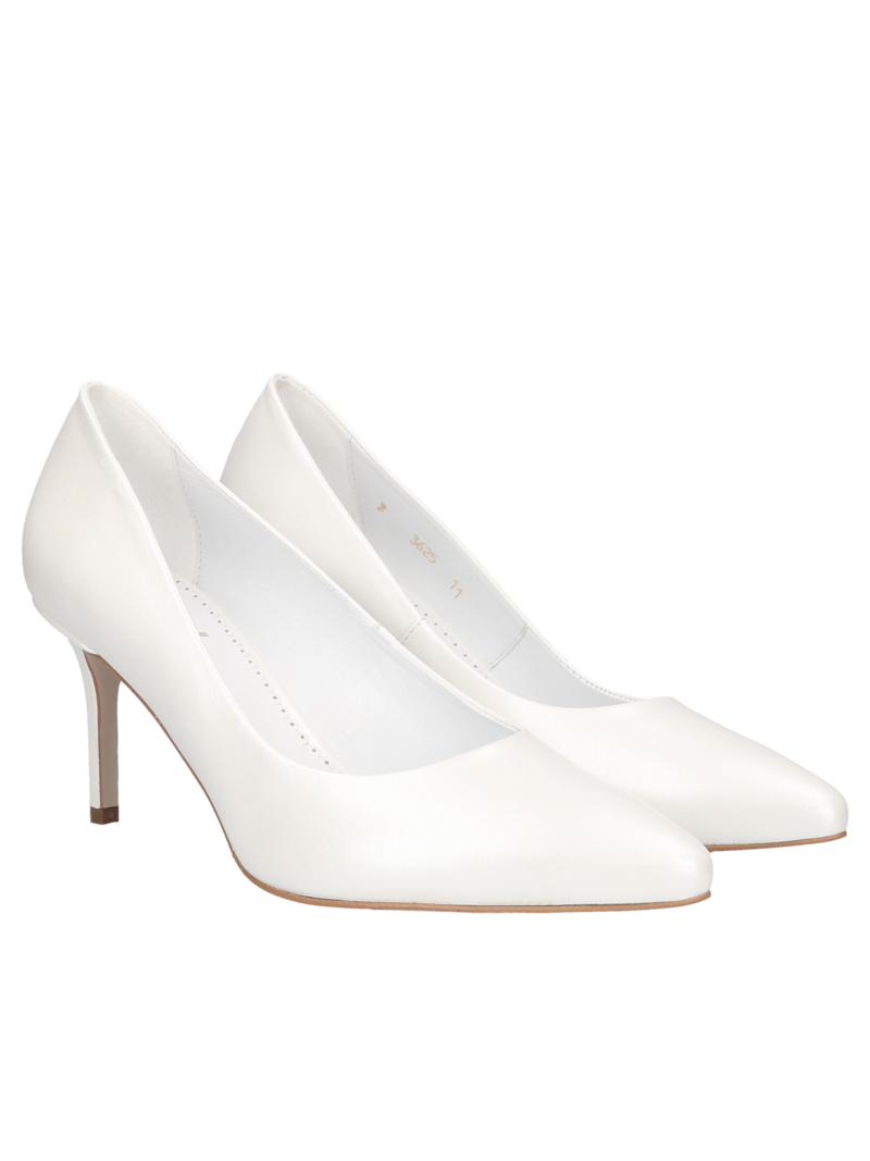White high heels Penelope, Conhpol Bis, Konopka Shoes