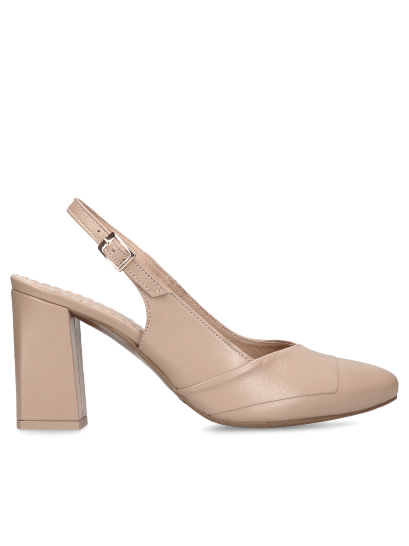 Beige pumps Lindsay, Conhpol Relax, Konopka Shoes