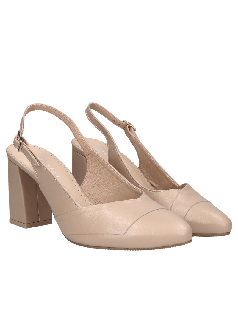 Beige pumps Lindsay, Conhpol Relax, Konopka Shoes