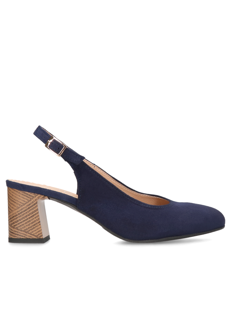 Dark blue pump Matylda, Conhpol Relax, Konopka Shoes