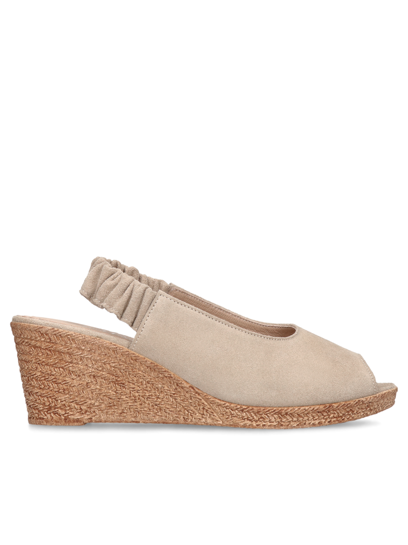 Beige pumps Alice, Conhpol Relax - Polish production, Sandals, RE2678-01, Konopka Shoes