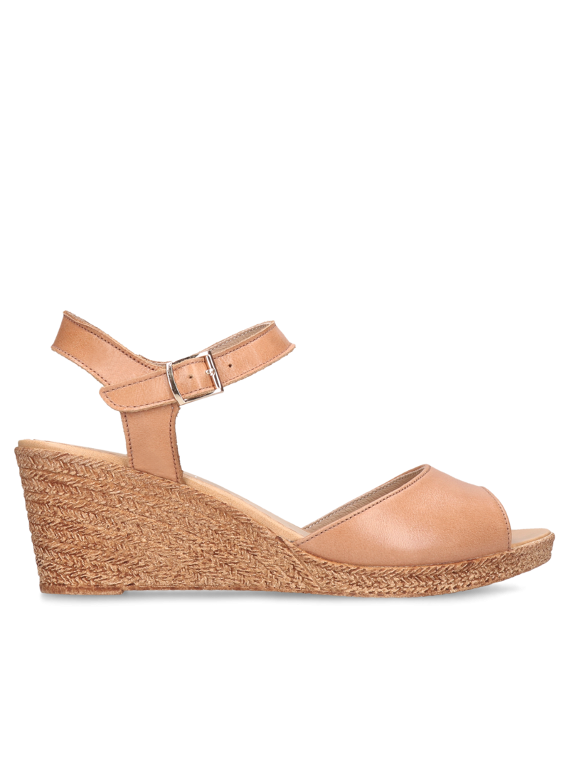 Brown sandals Alice, Conhpol Relax - Polish production, Sandals, RE2679-01, Konopka Shoes