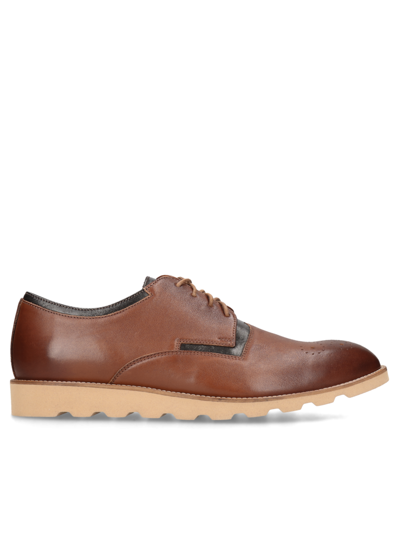 Brown shoes Dani, Conhpol Dynamic - Polish production, SD2589-33, Sneakers, Konopka Shoes