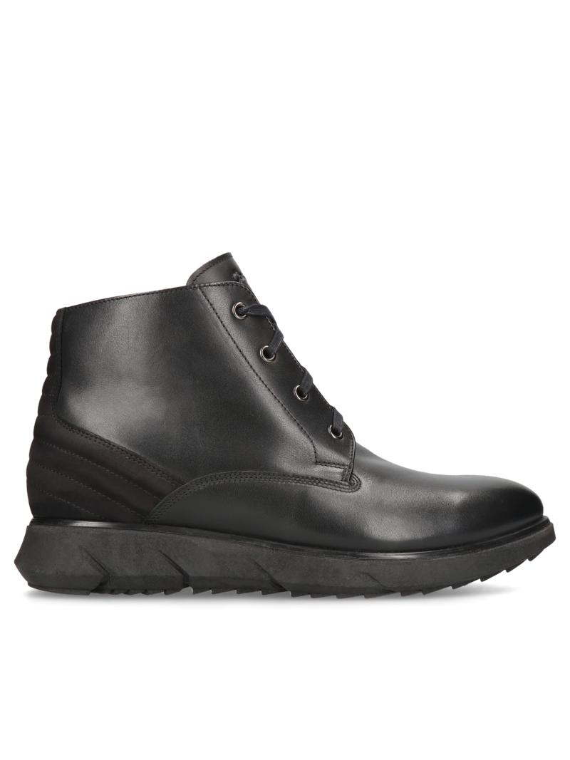 Black boots Ludwik, Conhpol Dynamic - Polish production, Boots, SK2644-04, Konopka Shoes
