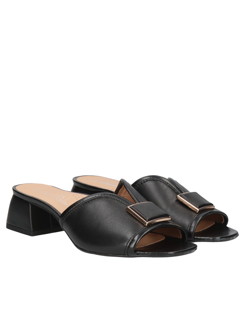 Black flip-flops Clarie, Conhpol Relax, Konopka Shoes