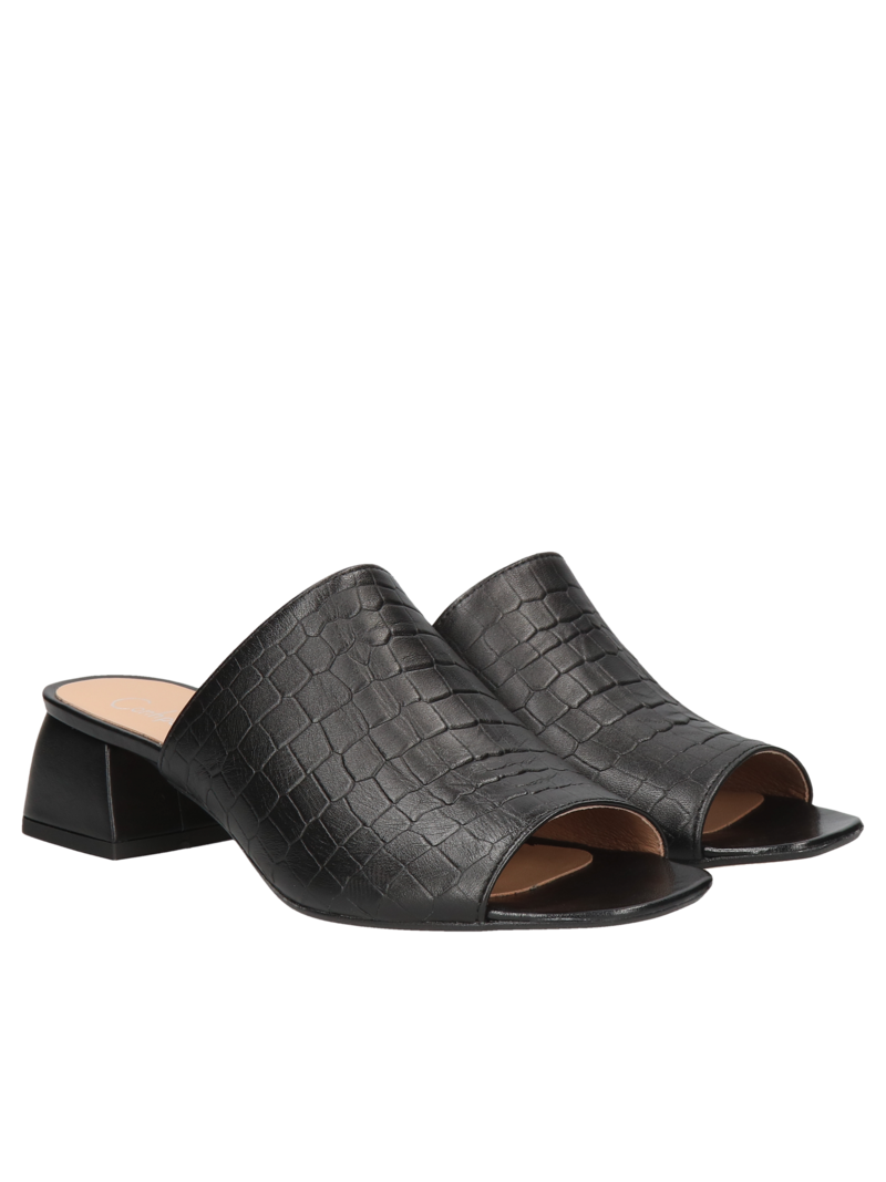 Black flip-flops Clarie, Conhpol Relax, Konopka Shoes