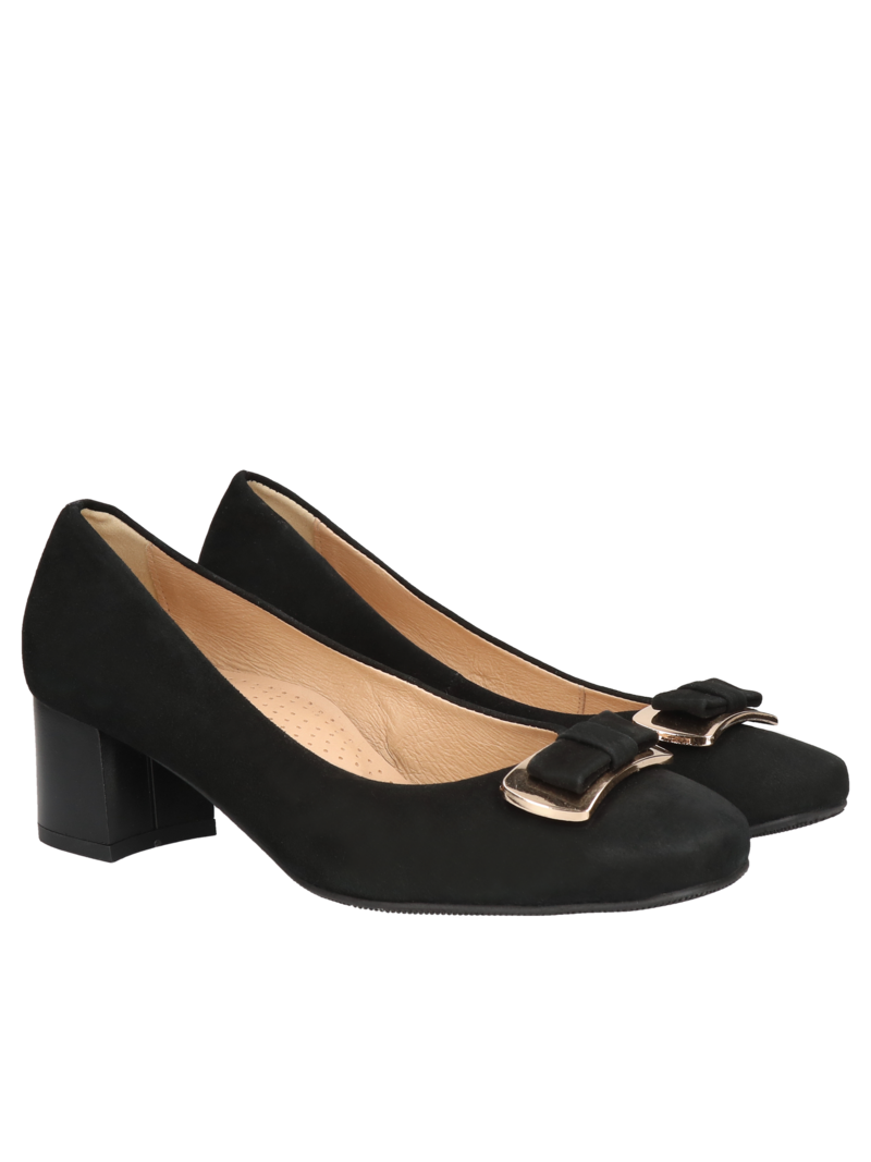 Black pumps Mary, Conhpol Relax - Polish production, Pumps, RE2690-04, Konopka Shoes