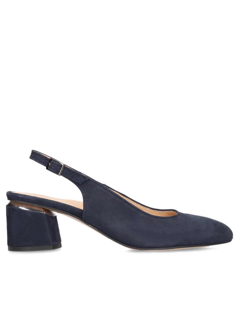 Navy blue pumps Mary, Conhpol Relax, Konopka Shoes