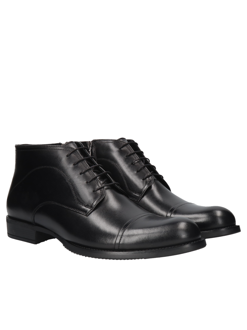 Black boots Amadeusz, Conhpol - Polish production, Boots, CK6299-01, Konopka Shoes Black boots Amadeusz, Conhpol - Polish production, Boots, CK6299-01, Konopka Shoes
