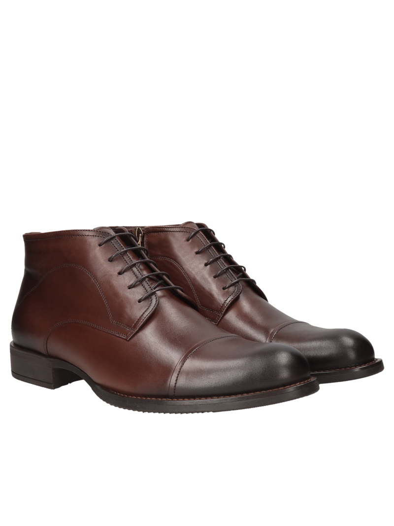 Brown boots Amadeusz, Conhpol - Polish production, Boots, CK6299-02, Konopka Shoes