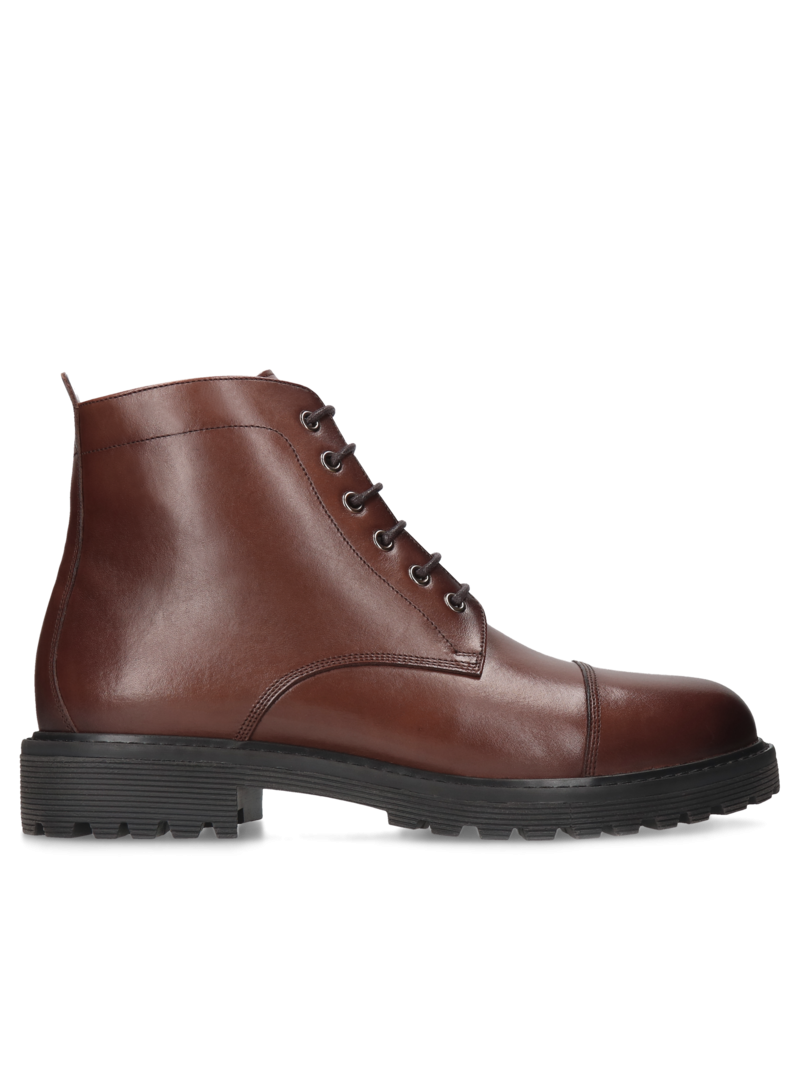Brown boots Cesare, Conhpol - Polish production, Boots, CK6303-01, Konopka Shoes