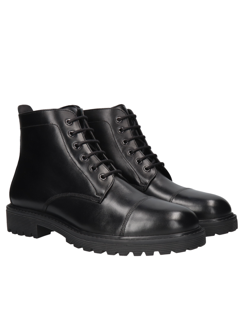 Black boots Cesare, Conhpol - Polish production, Boots, CK6303-02, Konopka Shoes