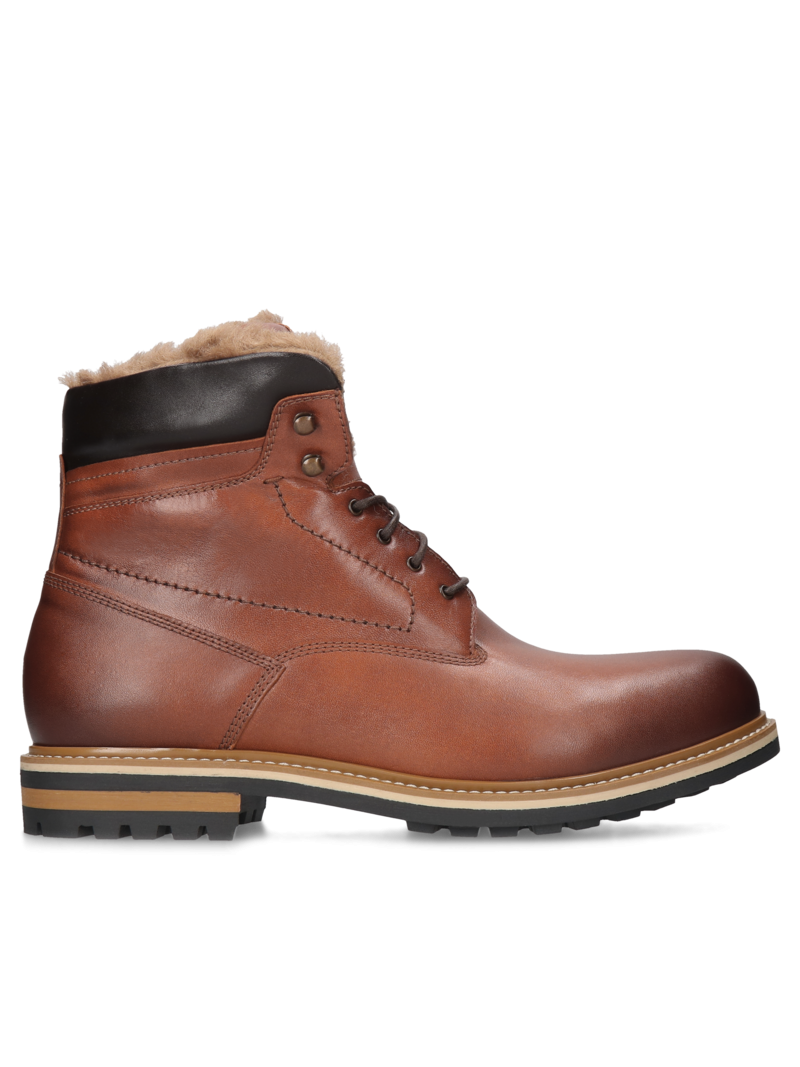 Brown boots Olivier, Conhpol - Polish production, Boots, CK6305-02, Konopka Shoes