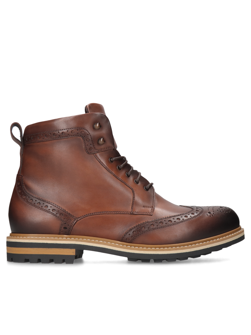 Brown boots Olivier, Conhpol - Polish production, Boots, CK6302-02, Konopka Shoes