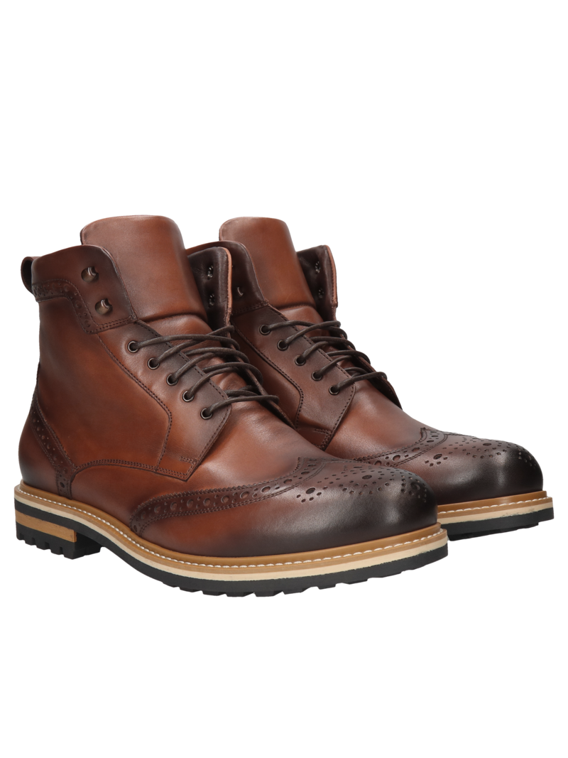 Brown boots Olivier, Conhpol - Polish production, Boots, CK6302-02, Konopka Shoes