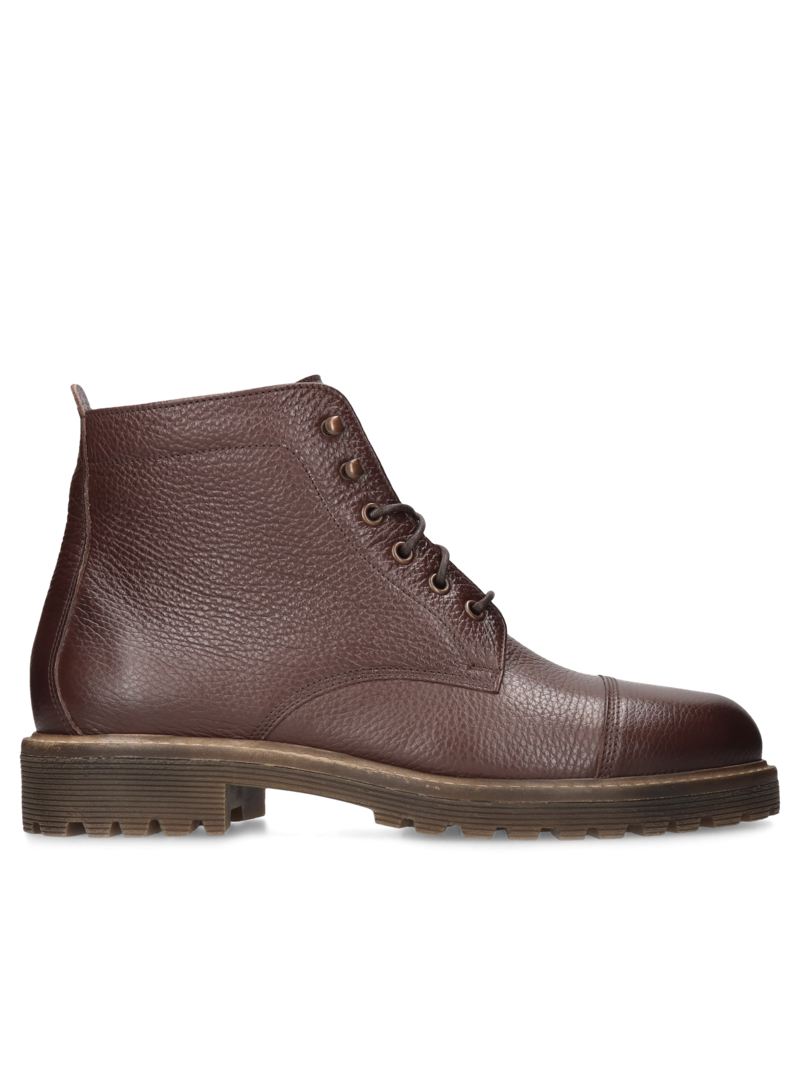 Brown boots Cesare, Conhpol - Polish production, Boots, CK6307-01, Konopka Shoes