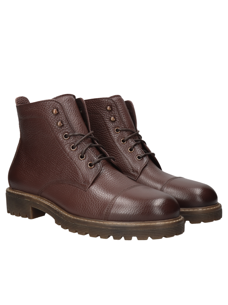 Brown boots Cesare, Conhpol - Polish production, Boots, CK6307-01, Konopka Shoes