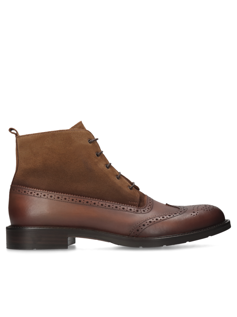 Brown boots Marceli II, Conhpol - Polish production, Boots, CE6309-01, Konopka Shoes