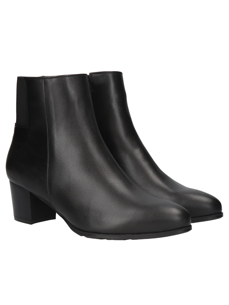 Black boots Jackie, Conhpol Relax - polish production, Ankle boots, RK2703-01, Konopka Shoes