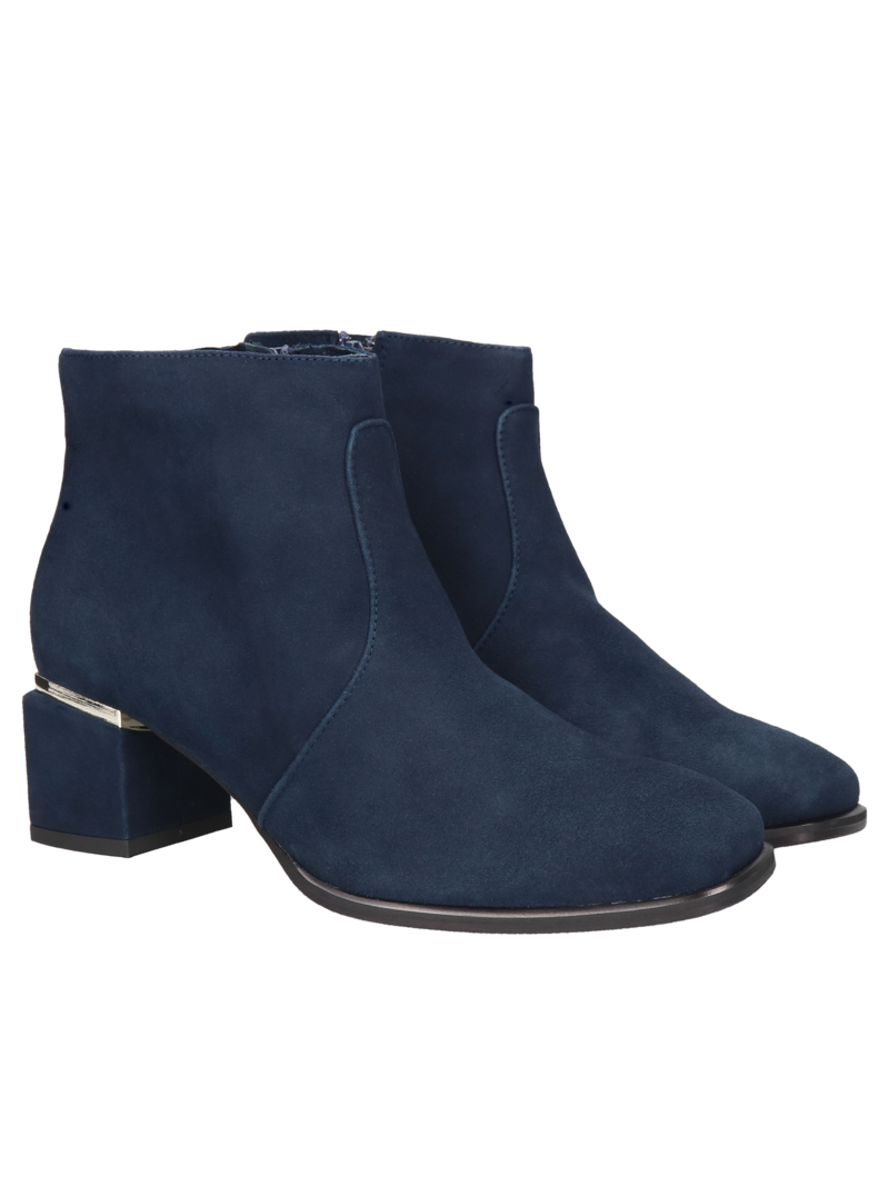 Navy blue boots Kati, Conhpol Bis, Konopka Shoes
