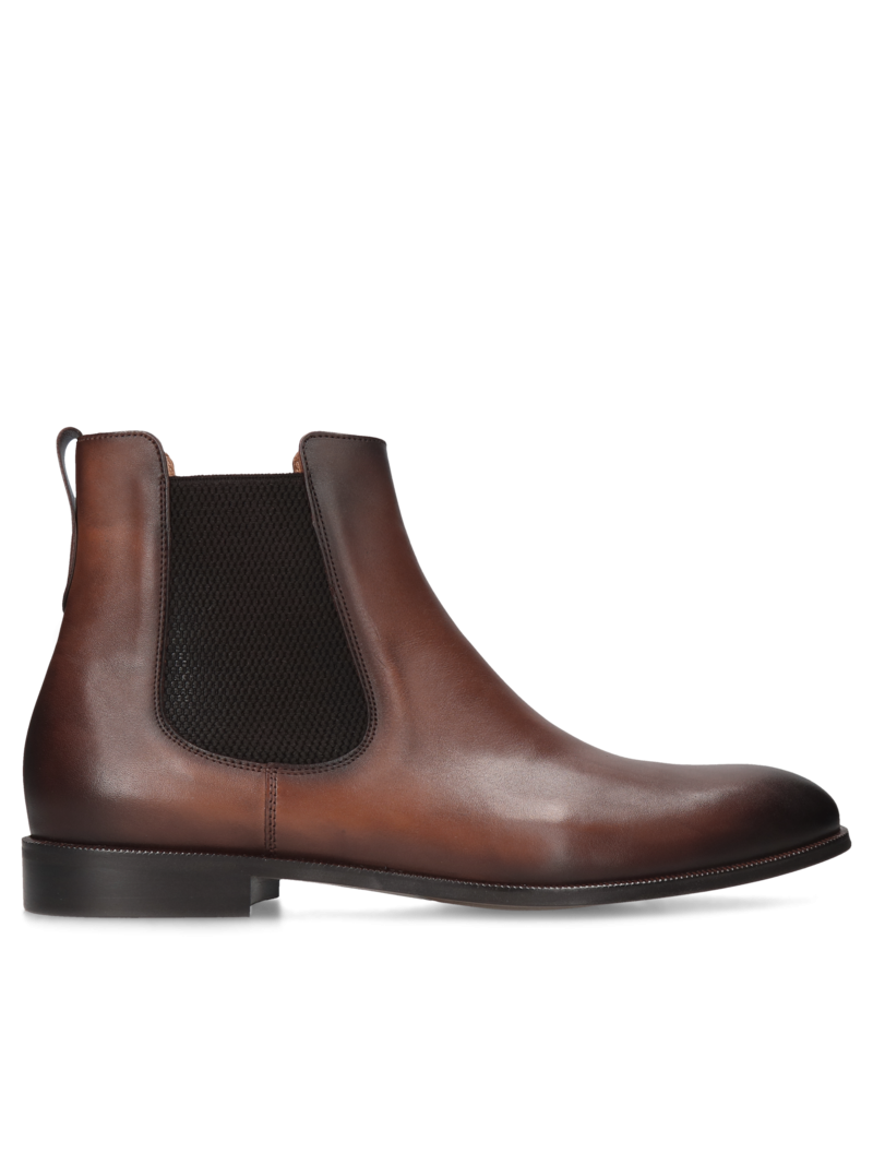 Brown chelsea boots Henry, Conhpol - Polish production, CE6313-01, Chelsea boots, Konopka Shoes