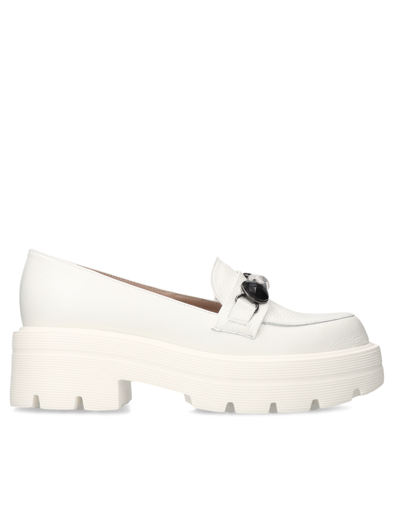 White loafers Sandy, Conhpol Relax, Konopka Shoes