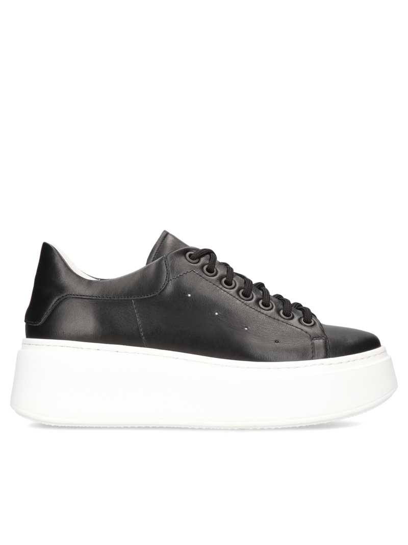 Black sneakers Lusi, Conhpol Bis - Polish production, Sneakers, BI5714-04, Konopka Shoes