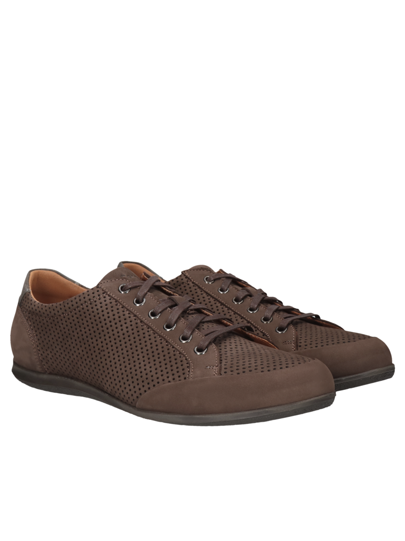 Brown shoes Dennis, Conhpol Dynamic - Polish production, SD2530-03, Sneakers, Konopka Shoes