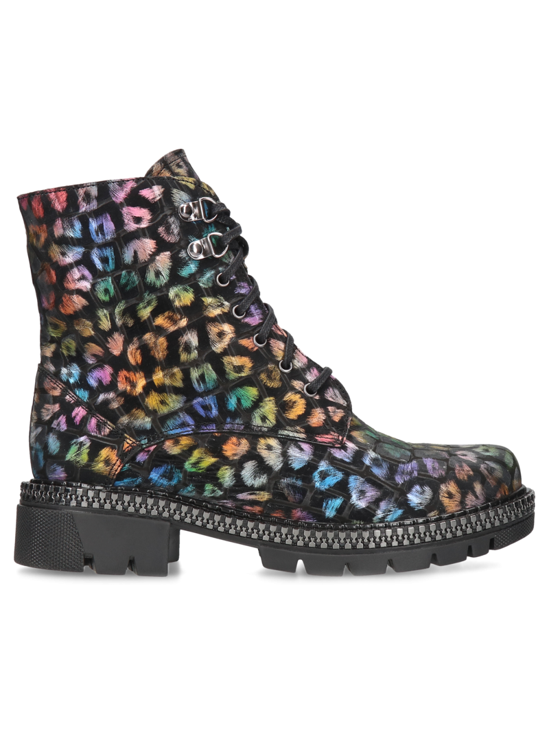 Colorful boots Peppy, Conhpol Relax - Polish production, Biker & worker boots, RK2700-02, Konopka Shoes