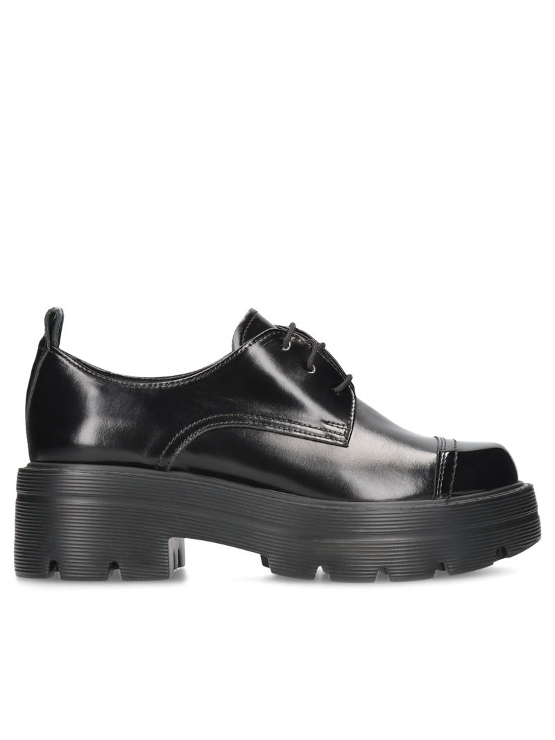Black shoes Sandy, Conhpol Relax - Polish production, Shoes, RE2718-01, Konopka Shoes