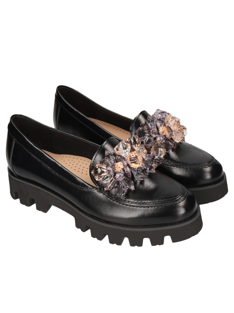 Black Liliana half shoes, Conhpol Relax, Konopka Shoes