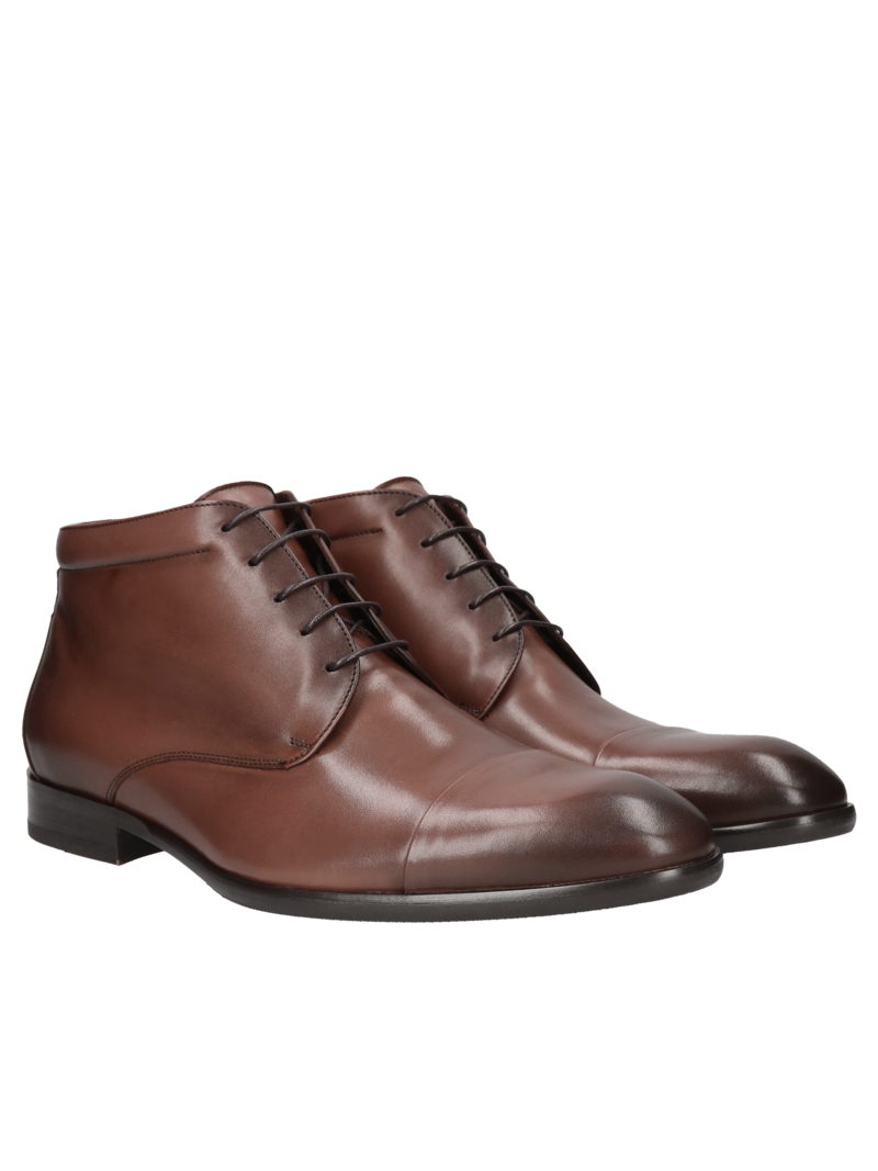 Brown boots Kevin, Conhpol - Polish production, Boots, CK6318-02, Konopka Shoes