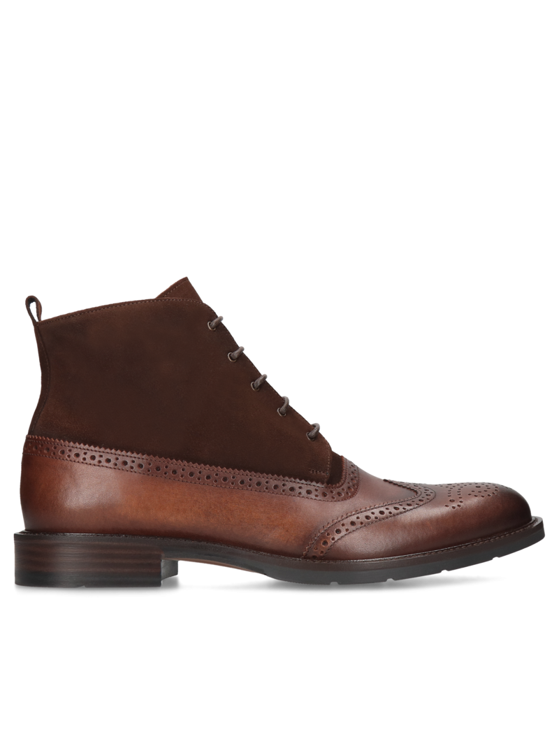 Brown boots Marceli II, Conhpol - Polish production, Boots, CE6309-02, Konopka Shoes