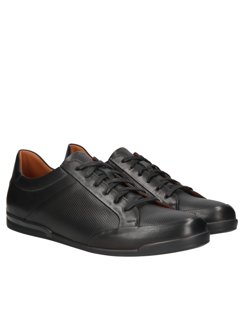 Black shoes Victor, Conhpol Dynamic - Polish production, Sneakers, SD2651-01, Konopka Shoes