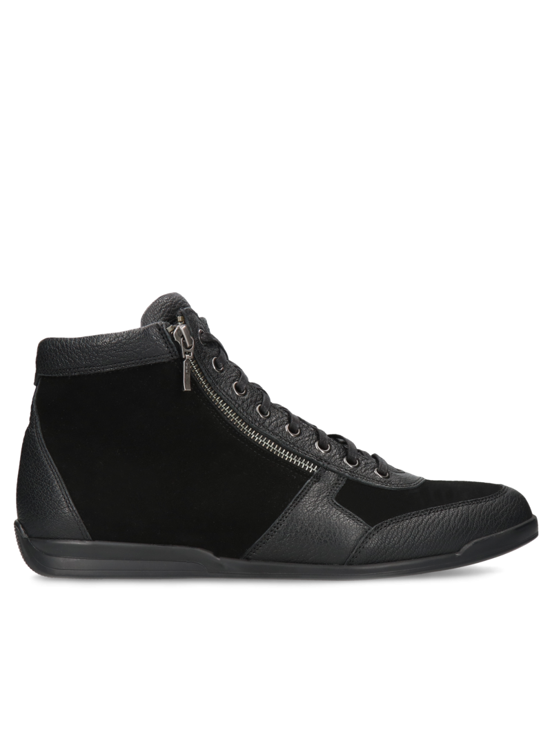Black boots Victor, Conhpol Dynamic - Polish production, Boots, SK2652-01, Konopka Shoes