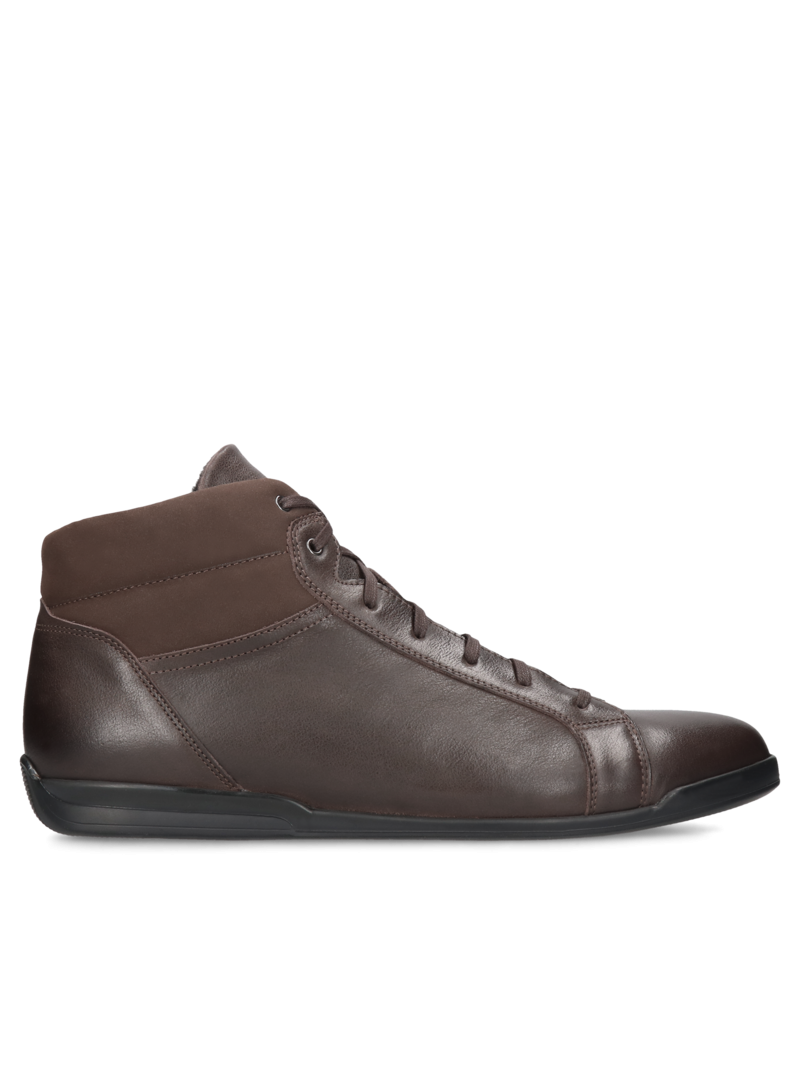 Brown boots Victor , Conhpol Dynamic - Polish production, Boots, SK2653-01, Konopka Shoes