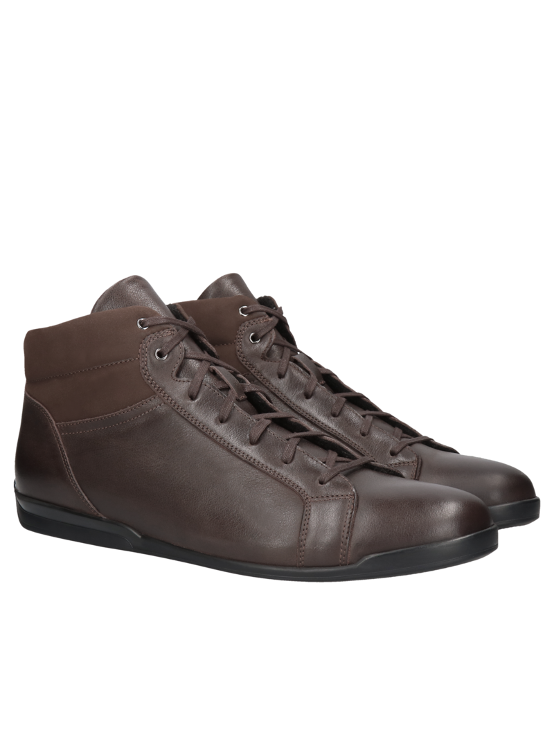 Brown boots Victor , Conhpol Dynamic - Polish production, Boots, SK2653-01, Konopka Shoes