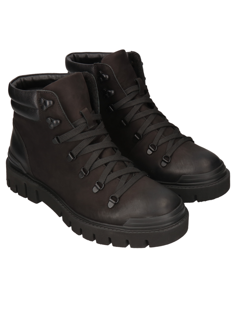 Black boots Hopper, Conhpol Dynamic - Polish production, Boots, SK2655-01, Konopka Shoes