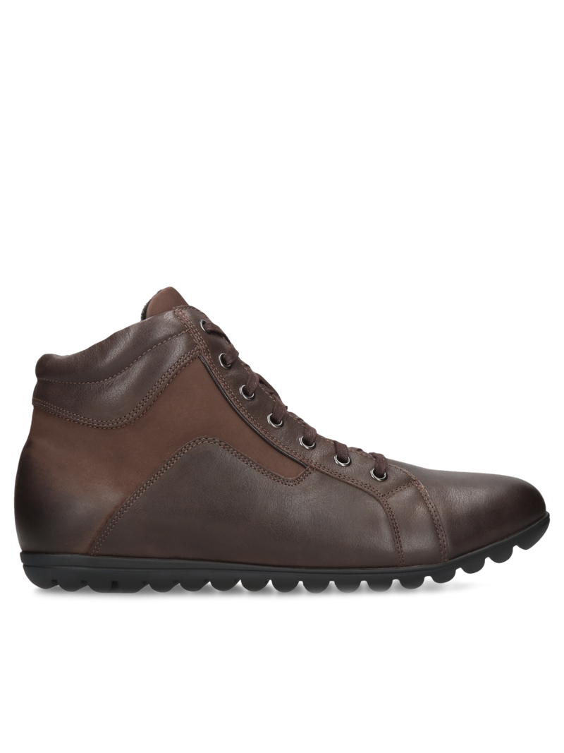 Brown boots Emilio, Conhpol Dynamic - Polish production, Boots, SK2559-02, Konopka Shoes